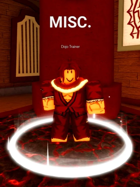 ลักษณะ NPC Dojo Trainer ในเกม Blox Fruits