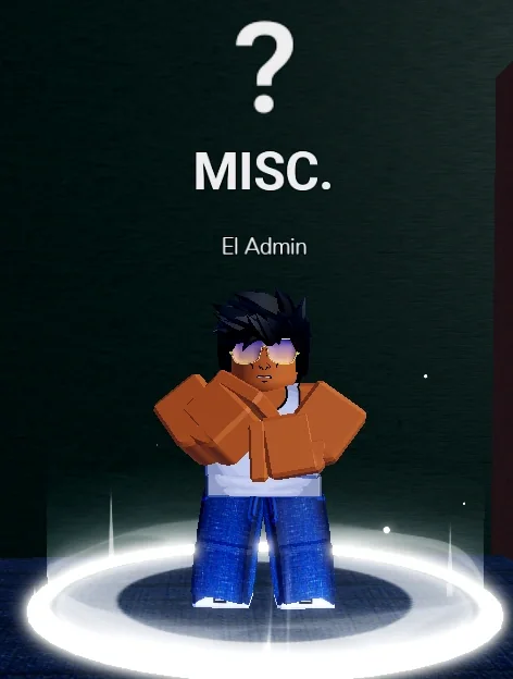 ลักษณะ NPC El Admin ในเกม Blox Fruits