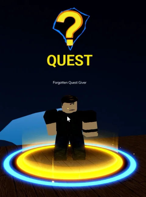 ลักษณะ NPC Forgotten Quest Giver ในเกม Blox Fruits