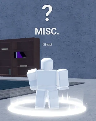 ลักษณะ NPC Ghost ในเกม Blox Fruits