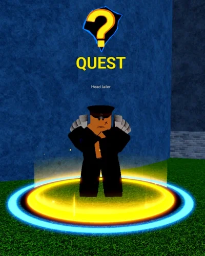 ลักษณะ NPC Head Jailer ในเกม Blox Fruits