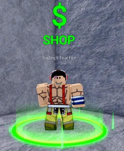 ลักษณะ NPC Instinct Teacher ในเกม Blox Fruits
