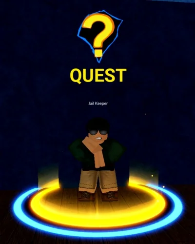 ลักษณะ NPC Jail Keeper ในเกม Blox Fruits