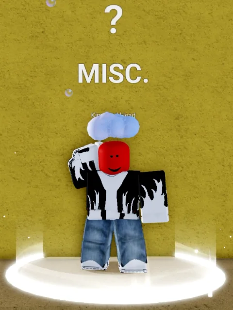 ลักษณะ NPC King Red Head ในเกม Blox Fruits