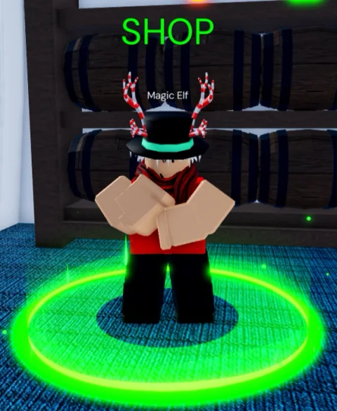ลักษณะ NPC Magic Elf ในเกม Blox Fruits