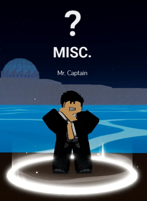 ลักษณะ NPC Mr. Captain ในเกม Blox Fruits