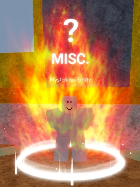 ลักษณะ NPC Mysterious Entity ในเกม Blox Fruits