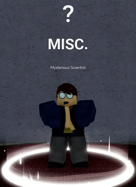 ลักษณะ NPC Mysterious Scientist ในเกม Blox Fruits