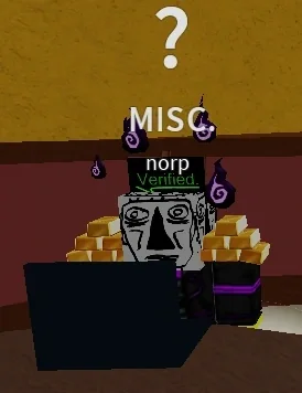 ลักษณะ NPC norp ในเกม Blox Fruits