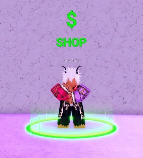 ลักษณะ NPC Party Gacha ในเกม Blox Fruits
