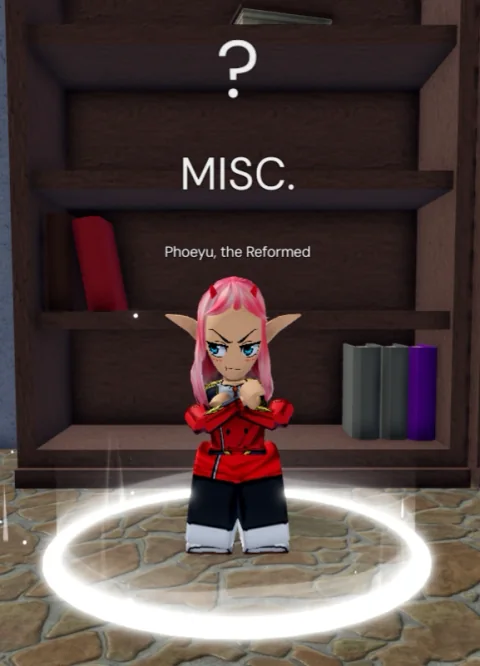 ลักษณะ NPC Phoeyu, the Reformed ในเกม Blox Fruits