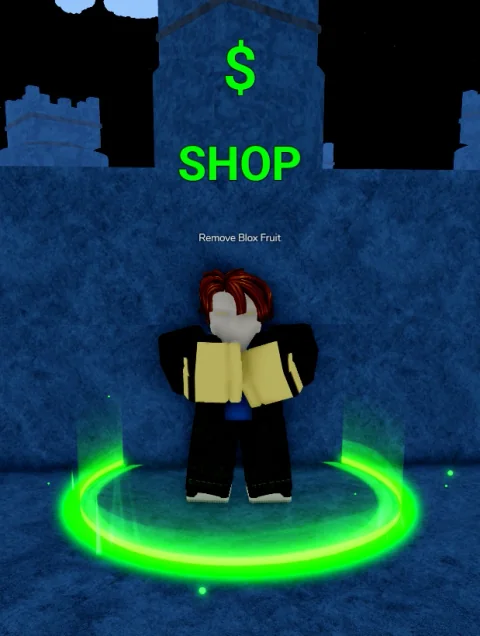 ลักษณะ NPC Remove Blox Fruit ในเกม Blox Fruits