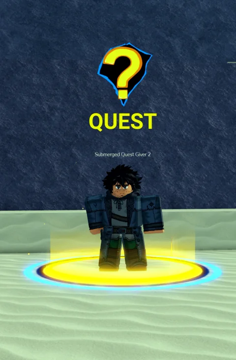 ลักษณะ NPC Submerged Quest Giver 2 ในเกม Blox Fruits