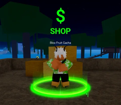 ลักษณะ NPC Summer Gacha ในเกม Blox Fruits