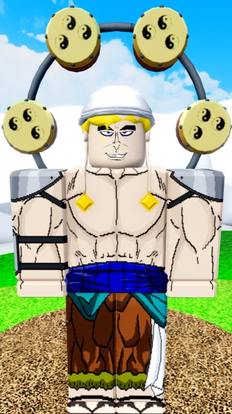 ลักษณะ NPC Thunder God (NPC) ในเกม Blox Fruits