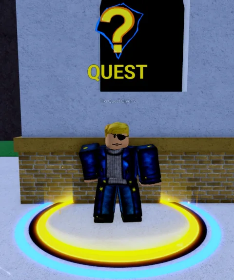 ลักษณะ NPC Tiki Quest Giver 2 ในเกม Blox Fruits