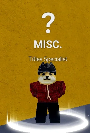 ลักษณะ NPC Titles Specialist ในเกม Blox Fruits