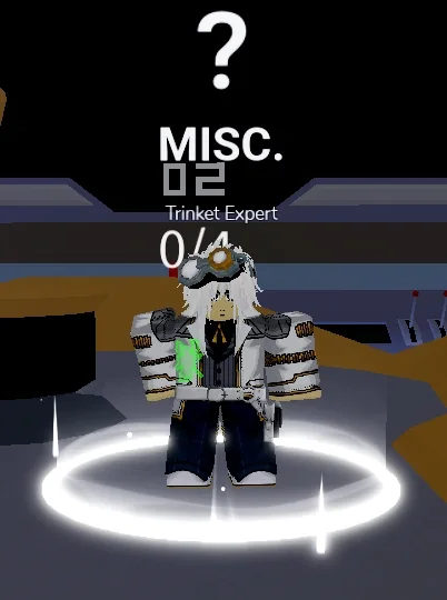 ลักษณะ NPC Trinket Expert ในเกม Blox Fruits