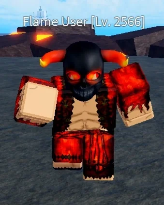 ลักษณะศัตรู Flame User ในเกม Blox Fruits