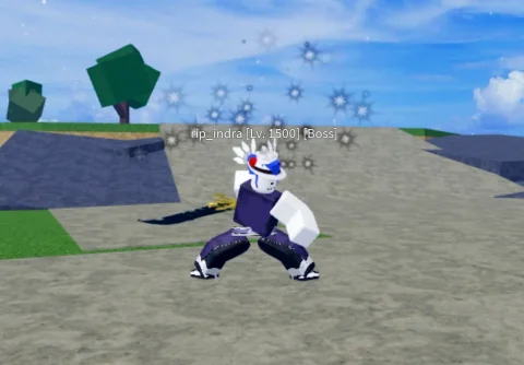 ลักษณะบอสrip_indra (Second Sea) ในเกม Blox Fruits