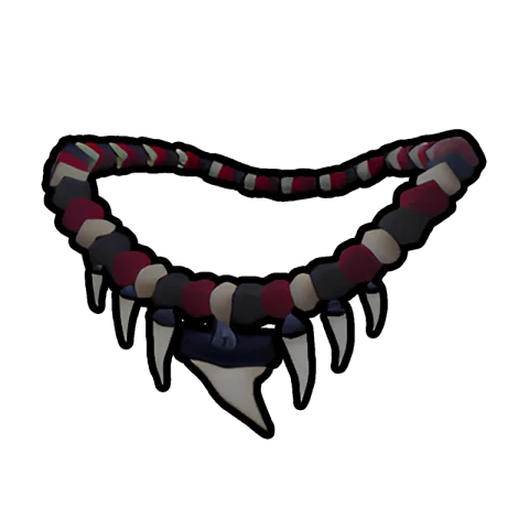 ลักษณะของ Shark Tooth Necklace ใน Blox Fruits