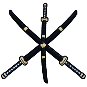 รูปร่างอาวุธ Triple Katana ใน Blox Fruits
