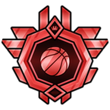 ภาพทางการ Basketball: Zero เหรียญอันดับแดงดำรูปลูกบาส · Badge Champion Above Champions · 21963147969056