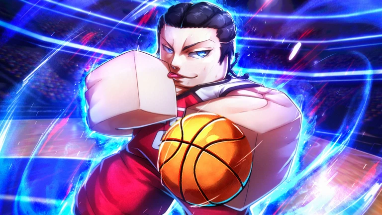 ภาพทางการ Basketball: Zero นักบาสผมดำถือบอลในฉากสีน้ำเงิน · Event THIEF (LEGENDARY STYLE) · 8196405684145881714