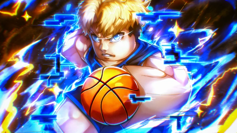 ภาพทางการ Basketball: Zero นักบาสผมทองถือบอลในแสงสีฟ้าส้ม · Event IZURE STYLE + MORE · 8021480653210124881