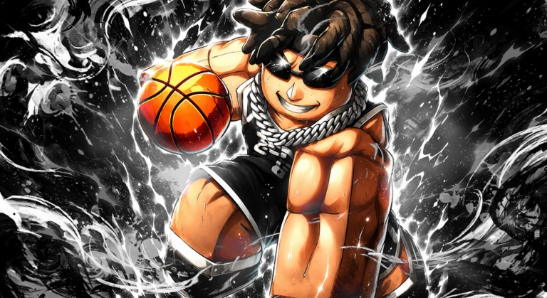 ภาพทางการ Basketball: Zero นักบาสแว่นดำถือบอลบนภาพขาวดำ · Event CHROLLO STYLE RETURN · 4574297731052470834
