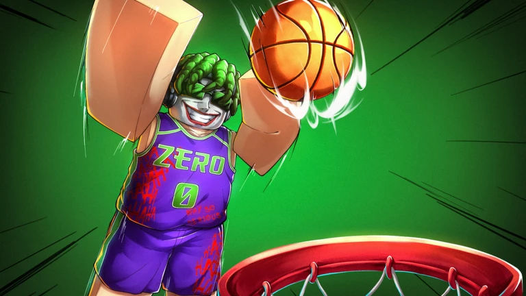ภาพทางการ Basketball: Zero นักบาสหน้าสีเขียวถือบอลในฉากเขียว · Event JOKER STYLE + MORE · 3259222594477097589