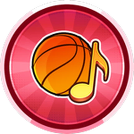 ภาพทางการ Basketball: Zero เหรียญแดงรูปลูกบาสและโน้ตดนตรี · Pass Custom Goal Effect SFX · 1173405252