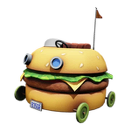 ภาพทางการ BloxStrike รถ Patty Wagon รูปแฮมเบอร์เกอร์ · Pass Patty Wagon · 1826499048