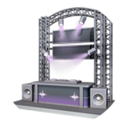 ภาพทางการ BloxStrike บูธดีเจสีม่วง · Pass DJ Booth · 1823898521