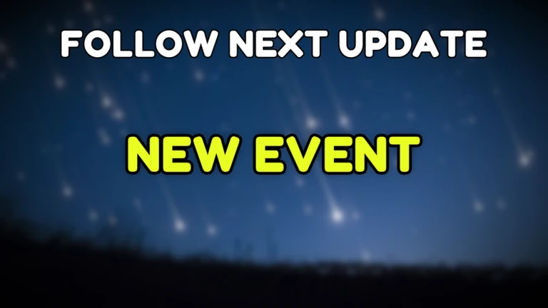 ภาพข้อความ NEW EVENT บนพื้นสีน้ำเงิน จาก Climb and Jump Tower บน Roblox