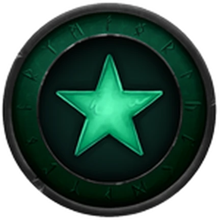 ภาพทางการ Demonology: เหรียญความสำเร็จ Gold Star Sticker · Badge Gold Star Sticker · 3643251376467635
