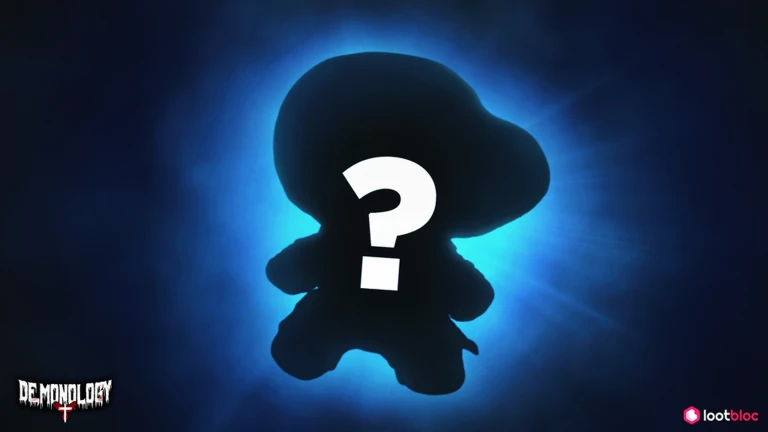 ภาพทางการ Demonology: เงาตุ๊กตาพร้อมเครื่องหมายคำถาม · โปสเตอร์ Event New Plushie Drop · 3009245758424351199