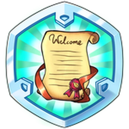 ไอคอน Badge Welcome ID 4109077049137682 ทาง Roblox