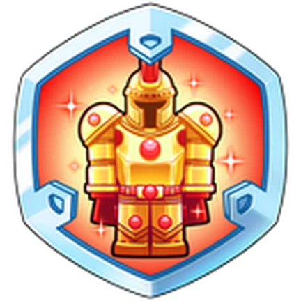 ไอคอน Badge Gold Armor ID 3965932461448128 ทาง Roblox