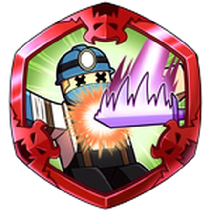 ไอคอน Badge Crazy Miner ID 3299526014240877 ทาง Roblox