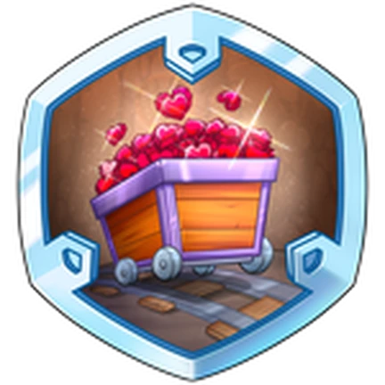 ไอคอน Badge Mine Heartgem ID 869685242090977 ทาง Roblox