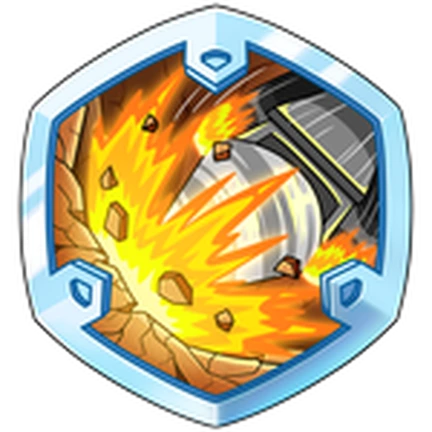 ไอคอน Badge Wall Damage II ID 2123874135188761 ทาง Roblox