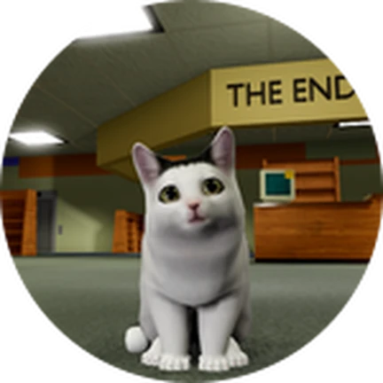 ภาพทางการ Kitten Game ไอคอน Badge The End? ในธีมแมว · Badge The End? · 4267677724760013