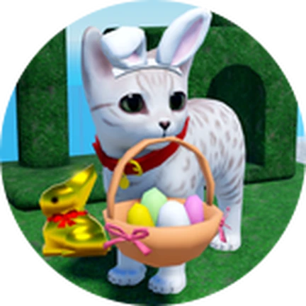 ภาพทางการ Kitten Game ไอคอน Badge Egg Hunter 2026 ในธีมแมว · Badge Egg Hunter 2026 · 3304997966193432