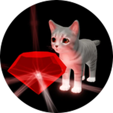 ภาพทางการ Kitten Game ไอคอน Badge Ruby Breaker ในธีมแมว · Badge Ruby Breaker · 65643955899260