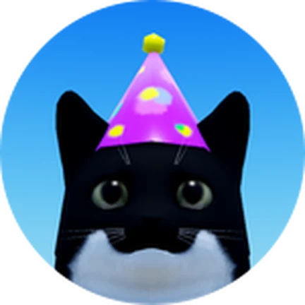 ภาพทางการ Kitten Game ไอคอน Badge Birthday 2025 ในธีมแมว · Badge Birthday 2025 · 767685624981491