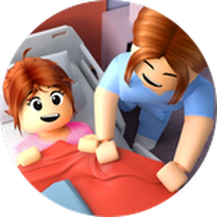 ไอคอน Badge ผู้ดูแลช่วยผู้ป่วยบนเตียง จาก Maple Hospital ของ Marizma Games บน Roblox