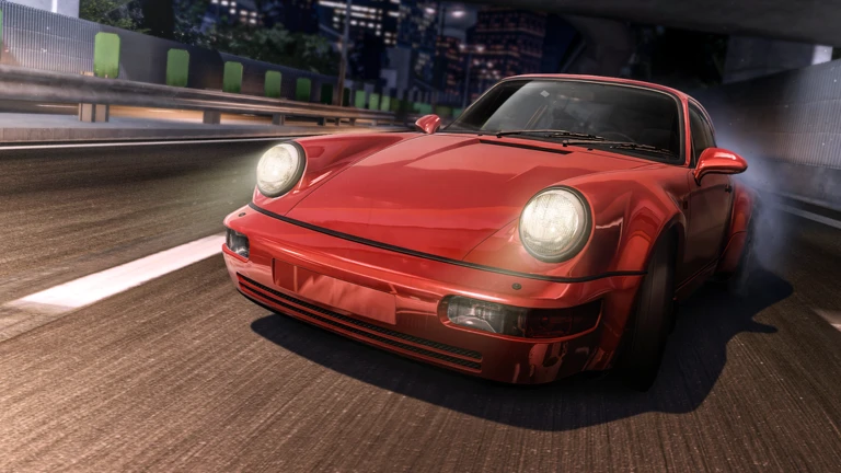 ภาพทางการ Midnight Chasers รถสปอร์ตสีแดงบนถนนกลางคืน · Media Midnight Chasers · 119962763889153