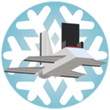 ภาพทางการ Plane Crazy เหรียญ Winter Blocks รูปเครื่องบินกับหิมะ · Pass Winter Blocks · 652307018