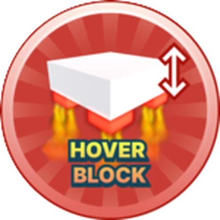 ภาพทางการ Plane Crazy เหรียญ Hover Block สีแดง · Pass Hover block · 720515863